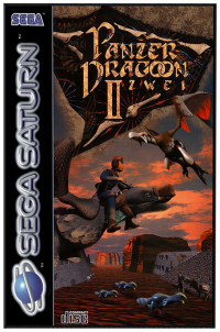 Panzer Dragoon I & II JP Sega Saturn JP box art